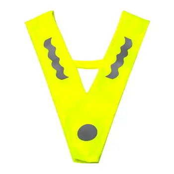 For Night Jogging Cycling Children Vests High Visibility Breathable Safety Protection Vest V-shaped Reflective Underwaist