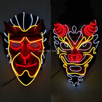 New Brand Designed Halloween LED Mask Purge Mask Neon EL Light up Party Mask Festival Cosplay Costume Supplies
New Brand Designed Halloween LED Mask Purge Mask Neon EL Light up Party Mask Festival Cosplay Costume Supplies