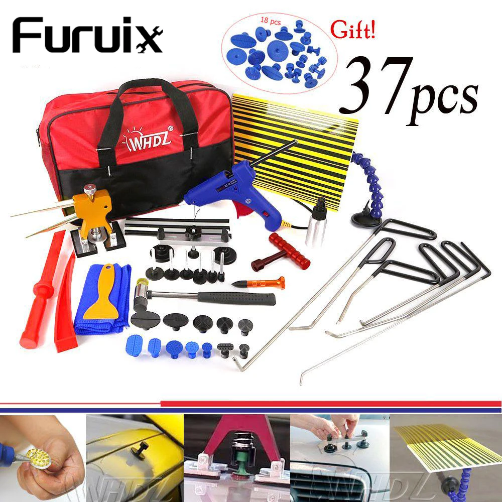 FURUIX Car Dent Repair Tool Set Dent Repair Puller Bump Leveling Repair Combination
FURUIX Car Dent Repair Tool Set Dent Repair Puller Bump Leveling Repair Combination