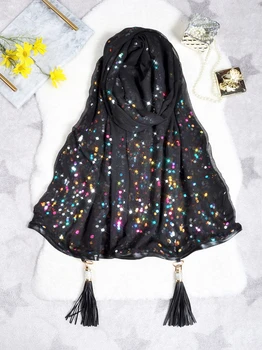 European scarf fashion personality sequins fringed scarves long new Joker scarf tide European shawl women in autumn and winter
European scarf fashion personality sequins fringed scarves long new Joker scarf tide European shawl women in autumn and winter