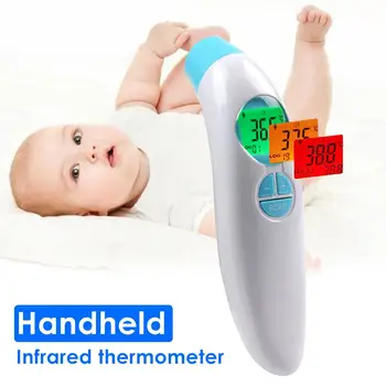 Handheld Digital Non-contact Infrared Thermometer Forehead Temperature Meter Forehead Gun Household Electronic Thermometer
Handheld Digital Non-contact Infrared Thermometer Forehead Temperature Meter Forehead Gun Household Electronic Thermometer