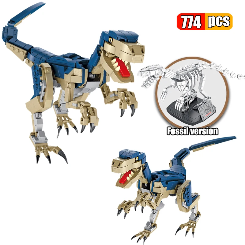 774Pcs Dinosaur World Park Movie Velociraptor Fossils Building Blocks DIY Jurassic Animal Model Bricks Toys For Children Gifts
774Pcs Dinosaur World Park Movie Velociraptor Fossils Building Blocks DIY Jurassic Animal Model Bricks Toys For Children Gifts