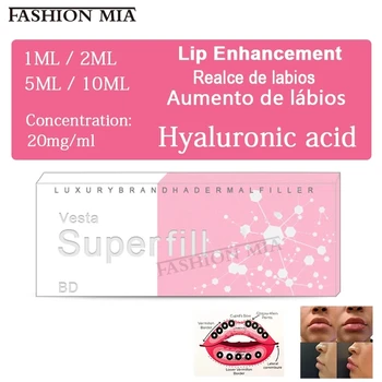 1 Pcs 20 mg/ml 1ml/2ml/5ml/10ml Hyaluronic Acid Fill for Lip Enhancement with box
1 Pcs 20 mg/ml 1ml/2ml/5ml/10ml Hyaluronic Acid Fill for Lip Enhancement with box