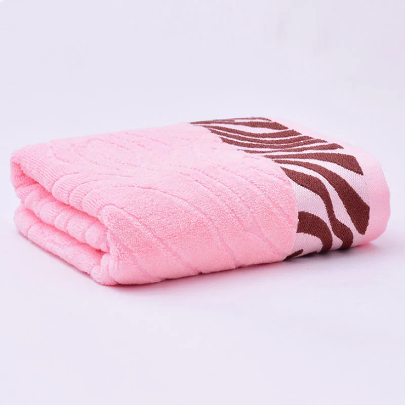 

Soft pink Bamboo fiber Bath Towel bathroom For Adults and children Beach towel Super absorbent 70 * 140cm Microfiber towels