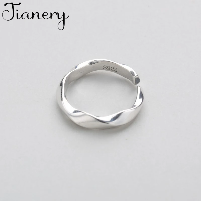 Фото Винтажные Регулируемые кольца JIANERY серебристого цвета геометрические для мужчин