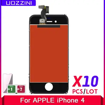 10 Pcs/Lot AAA Quality LCD Display For Apple iPhone 4 4S Touch Screen Digitizer Assembly Replacement With Tempered Glass
10 Pcs/Lot AAA Quality LCD Display For Apple iPhone 4 4S Touch Screen Digitizer Assembly Replacement With Tempered Glass