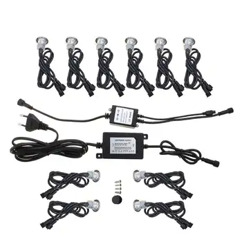 10PCS/set RGB Recessed LED Deck Lights Kit Waterproof IP67 3030SMD Adjustable Brightness Small In-ground Underground Spotlight
10PCS/set RGB Recessed LED Deck Lights Kit Waterproof IP67 3030SMD Adjustable Brightness Small In-ground Underground Spotlight