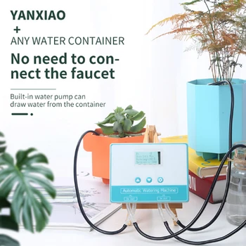 ABS LCD Display Two Modes Safe Automatic Timer Drip Irrigation System Watering Device Potted Plant Double Water Pump Home Garden
ABS LCD Display Two Modes Safe Automatic Timer Drip Irrigation System Watering Device Potted Plant Double Water Pump Home Garden