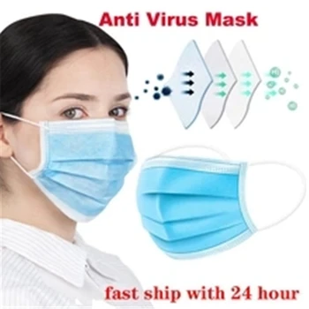 100pcs Face Mouth Protective Mask Disposable Protect 3 Layers Filter Dustproof Earloop Non Woven Mouth Masks mascarillas
100pcs Face Mouth Protective Mask Disposable Protect 3 Layers Filter Dustproof Earloop Non Woven Mouth Masks mascarillas