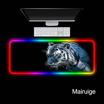Mairuige Cool white tiger Gaming RGB Large Anime Mouse Pad Mouse Mat Computer Mousepad Led Backlight Keyboard Desk Mat
Mairuige Cool white tiger Gaming RGB Large Anime Mouse Pad Mouse Mat Computer Mousepad Led Backlight Keyboard Desk Mat