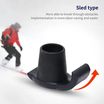 Plastic Ski Glides High Strength Lightweight Scratch-resistant Sled Glides for Assist Walker