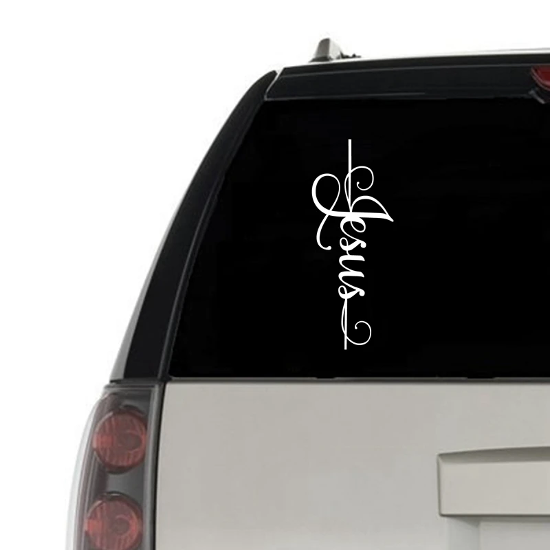 Faith Cross Vinyl Car Decals