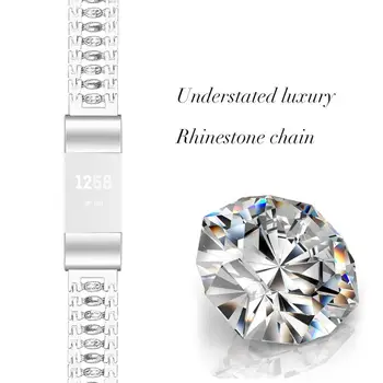 Bling Stainless Steel Metal Bracelet Strap Band for Fit-bit Charge 2 Smart Watch All Alloy solid wire mesh with interlock clasp
Bling Stainless Steel Metal Bracelet Strap Band for Fit-bit Charge 2 Smart Watch All Alloy solid wire mesh with interlock clasp
