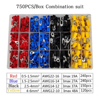 Insulated Fork Terminal Connector Type U-Type Cold-Pressed Combination Set For Electrical Assembly Maintenance Crimping Use
Insulated Fork Terminal Connector Type U-Type Cold-Pressed Combination Set For Electrical Assembly Maintenance Crimping Use