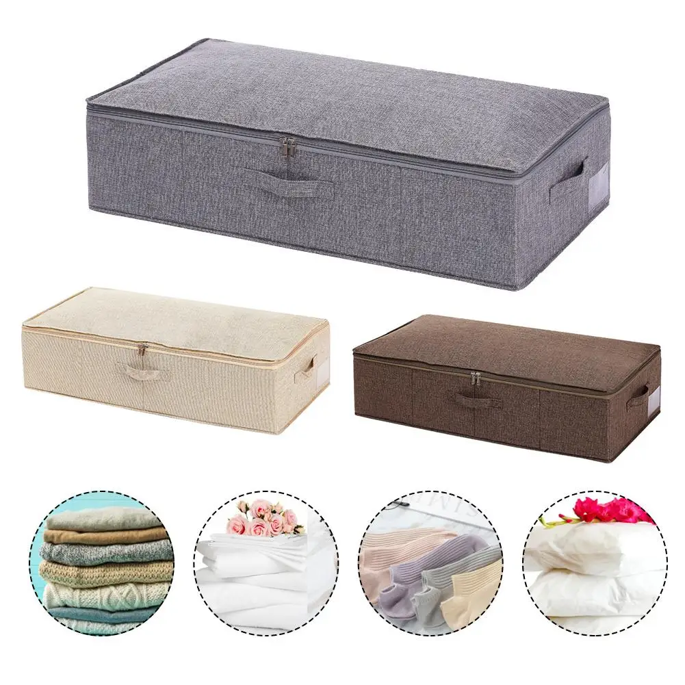 Quilt Storage Box Fabric Folding Clothes Moisture-Proof Finishing Box Household Bed Large Capacity Storage Storage Box 35p
Quilt Storage Box Fabric Folding Clothes Moisture-Proof Finishing Box Household Bed Large Capacity Storage Storage Box 35p