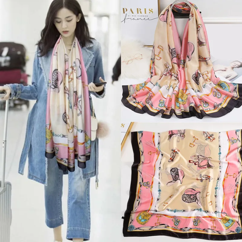 Red Star Network Celebrity Style Silk Fabrics Silk Scarves Women's Thin Type for Spring And Autumn Western Style Fashion Mom Sca
Red Star Network Celebrity Style Silk Fabrics Silk Scarves Women's Thin Type for Spring And Autumn Western Style Fashion Mom Sca
