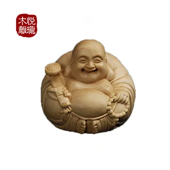 Wood carving Happy Buddha statue, wood crafts gift Home desktop decoration office ornaments (A1098)
Wood carving Happy Buddha statue, wood crafts gift Home desktop decoration office ornaments (A1098)