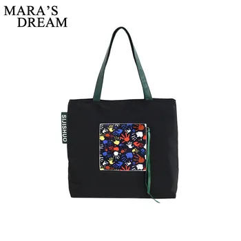 Mara's Dream 2019 New Solid Color Four Seasons Canvas Bag Shoulder Bag Nylon Handbags Commuter Portable Large Capacity Bag
Mara's Dream 2019 New Solid Color Four Seasons Canvas Bag Shoulder Bag Nylon Handbags Commuter Portable Large Capacity Bag