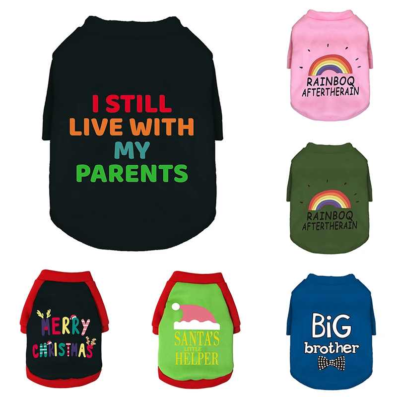 Soft Cotton Multiple Sizes Dog Pets Christmas Color Patten Warm T-shirt Clothing Which Comfortable Cleanning For Puppy Family
Soft Cotton Multiple Sizes Dog Pets Christmas Color Patten Warm T-shirt Clothing Which Comfortable Cleanning For Puppy Family