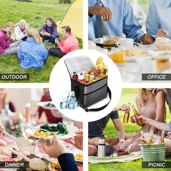 Lunch Bag Holder Outdoor Picnic Container Cooler Office Oxford Cloth Camping Portable Insulation Heavy Duty Waterproof Students 
Lunch Bag Holder Outdoor Picnic Container Cooler Office Oxford Cloth Camping Portable Insulation Heavy Duty Waterproof Students