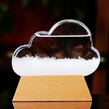 Storm Glass Weather Predictor Creative Cloud Weather Forecast Bottle With Wooden Base For Weather Predictor Home Decoration
Storm Glass Weather Predictor Creative Cloud Weather Forecast Bottle With Wooden Base For Weather Predictor Home Decoration