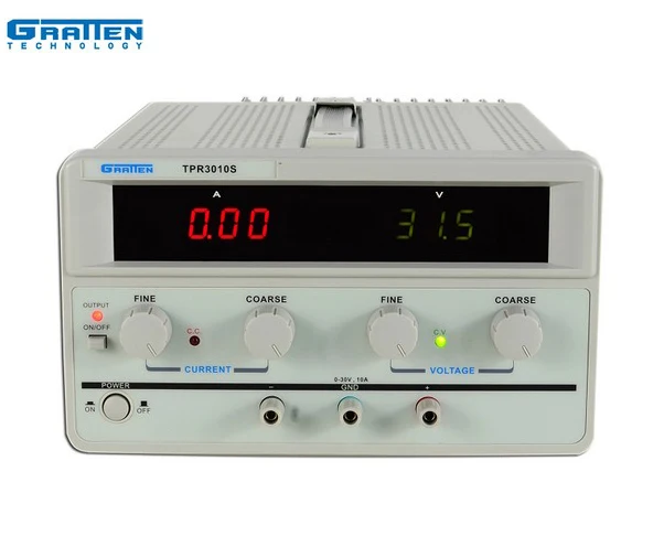 ATTEN TPR3010S Single channel DC regulated Constant Voltage and Constant Current auto switch power supply variable 0-30V 0-10A
ATTEN TPR3010S Single channel DC regulated Constant Voltage and Constant Current auto switch power supply variable 0-30V 0-10A