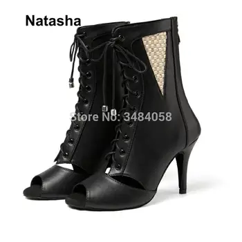 Nantasha 2019 new dance boots show dance shoes high heel shoes leather8.5 cm high heels
Nantasha 2019 new dance boots show dance shoes high heel shoes leather8.5 cm high heels