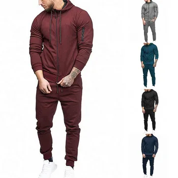 Men's Fashion 2 Piece Set Men Hoodie Long-sleeved Sets Western Body Zipper Outdoor Sportswear Suit (trousers + Clothes) 
Men's Fashion 2 Piece Set Men Hoodie Long-sleeved Sets Western Body Zipper Outdoor Sportswear Suit (trousers + Clothes)