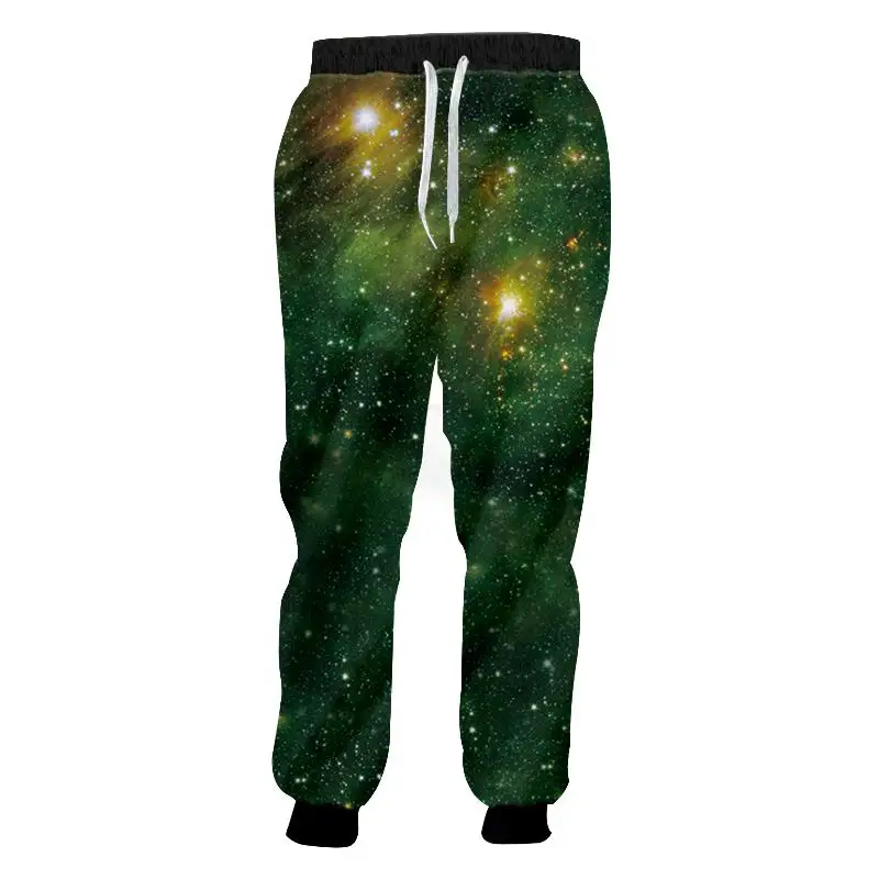 Men Women Casual Jogger Sweatpants 3DGreen starry sky printing Unisex Workout Jogger Pants with Drawstring Brand trousers Men Women Casual Jogger Sweatpants 3DGreen starry sky printing Unisex Workout Jogger Pants with Drawstring Brand trousers