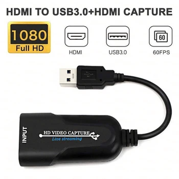 USB 3.0 Video Capture Card 1080p 60fps Recording HDMI To USB Game Capture Card For Live Broadcasts Video Recording Streaming
USB 3.0 Video Capture Card 1080p 60fps Recording HDMI To USB Game Capture Card For Live Broadcasts Video Recording Streaming