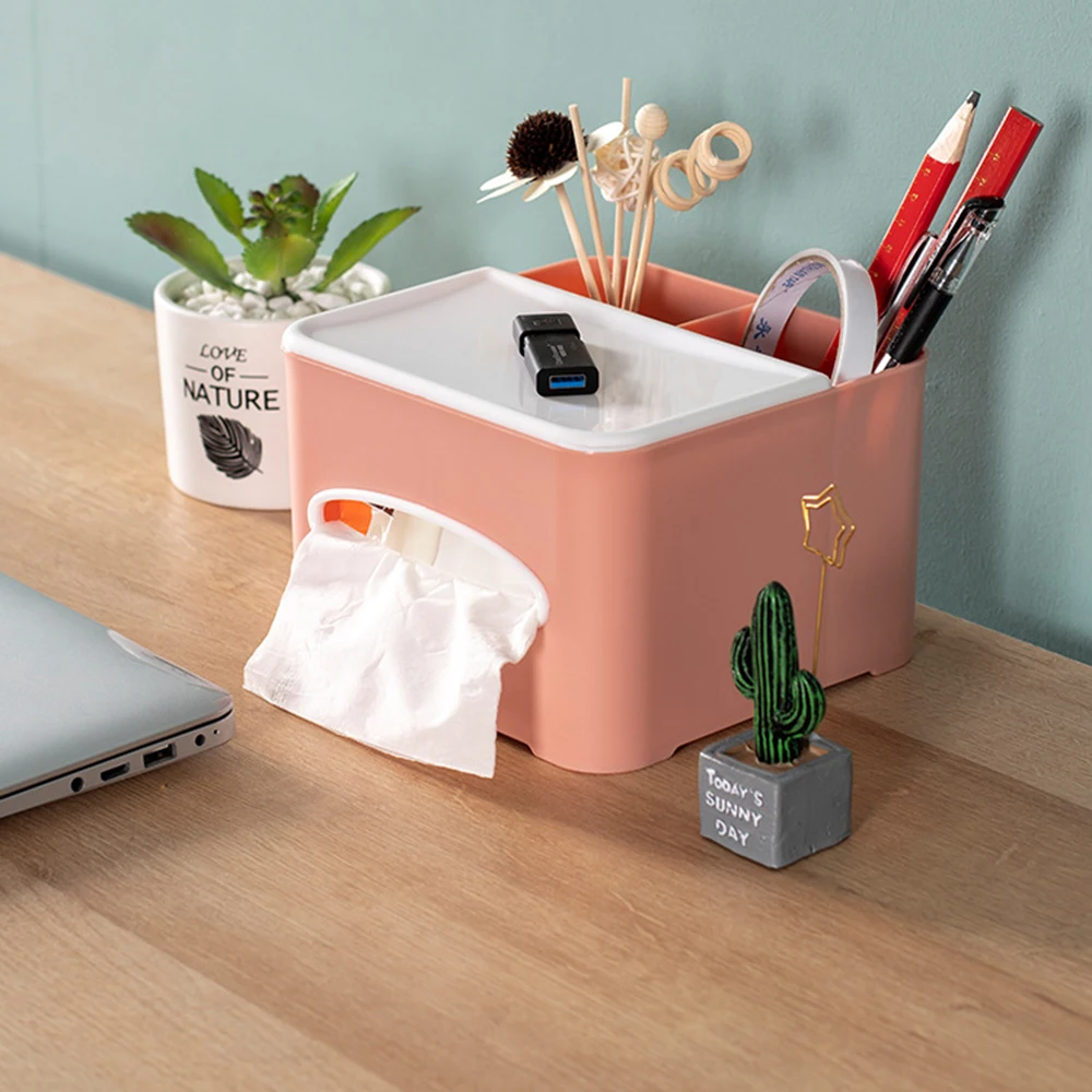 Multifunction with Lid Tissue Box Household Plastic Dust-proof Tissue Holder Home Office Storage Box Container Desktop Decor
Multifunction with Lid Tissue Box Household Plastic Dust-proof Tissue Holder Home Office Storage Box Container Desktop Decor