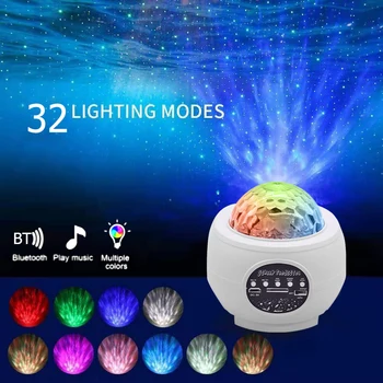 LED Laser Projector Light Starry Sky Water Waving Romantic USB Bluetooth Music Player Remote Control Timing Sound-Activated Lamp
LED Laser Projector Light Starry Sky Water Waving Romantic USB Bluetooth Music Player Remote Control Timing Sound-Activated Lamp