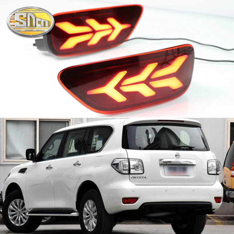 For Nissan Patrol Y62 2012~2019 LED Rear Tail Reflector Bumper Light Brake Light + Turn Signal Lamp + Driving Light
For Nissan Patrol Y62 2012~2019 LED Rear Tail Reflector Bumper Light Brake Light + Turn Signal Lamp + Driving Light