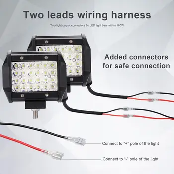 Durable Car LED Work Light Bar Spotlight ON Off Power Switch Relay Wiring Harness Kit
Durable Car LED Work Light Bar Spotlight ON Off Power Switch Relay Wiring Harness Kit