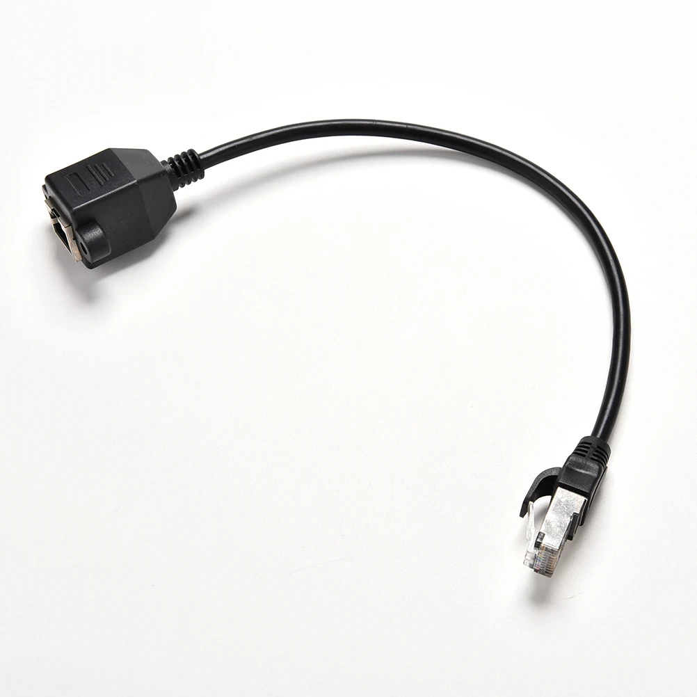 1PCS High Quality RJ45 Black Male to Female Screw Panel Mount Ethernet LAN Network Extension Cable
1PCS High Quality RJ45 Black Male to Female Screw Panel Mount Ethernet LAN Network Extension Cable