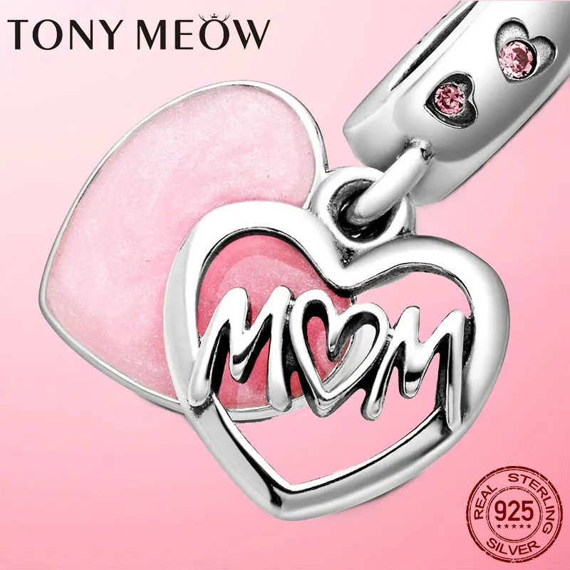 Silver Dangle Charm 925 Sterling Silver Mum Mom Script Heart Beads Charm Fit Original pandora Bracelet Pendant Necklace Jewelry
Silver Dangle Charm 925 Sterling Silver Mum Mom Script Heart Beads Charm Fit Original pandora Bracelet Pendant Necklace Jewelry