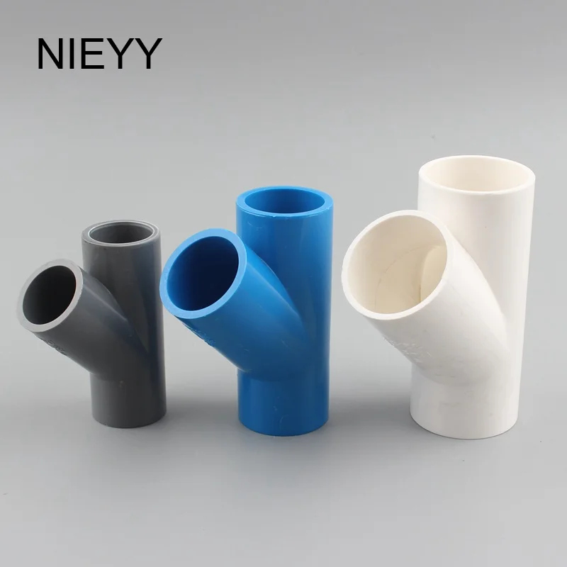 ID 20 25 32 40mm PVC Oblique Tee 45 Degree Tilted Tee Connector Water Pipe Quick Connector Water Supply Pipe Fittings Accessory
ID 20 25 32 40mm PVC Oblique Tee 45 Degree Tilted Tee Connector Water Pipe Quick Connector Water Supply Pipe Fittings Accessory