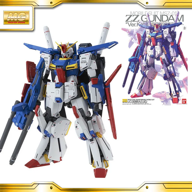 BANDAI GUNDAM MG 1/100 MSZ-010 ZZ Ver.Ka Gundam model kids assembled Robot Anime action figure toys
BANDAI GUNDAM MG 1/100 MSZ-010 ZZ Ver.Ka Gundam model kids assembled Robot Anime action figure toys