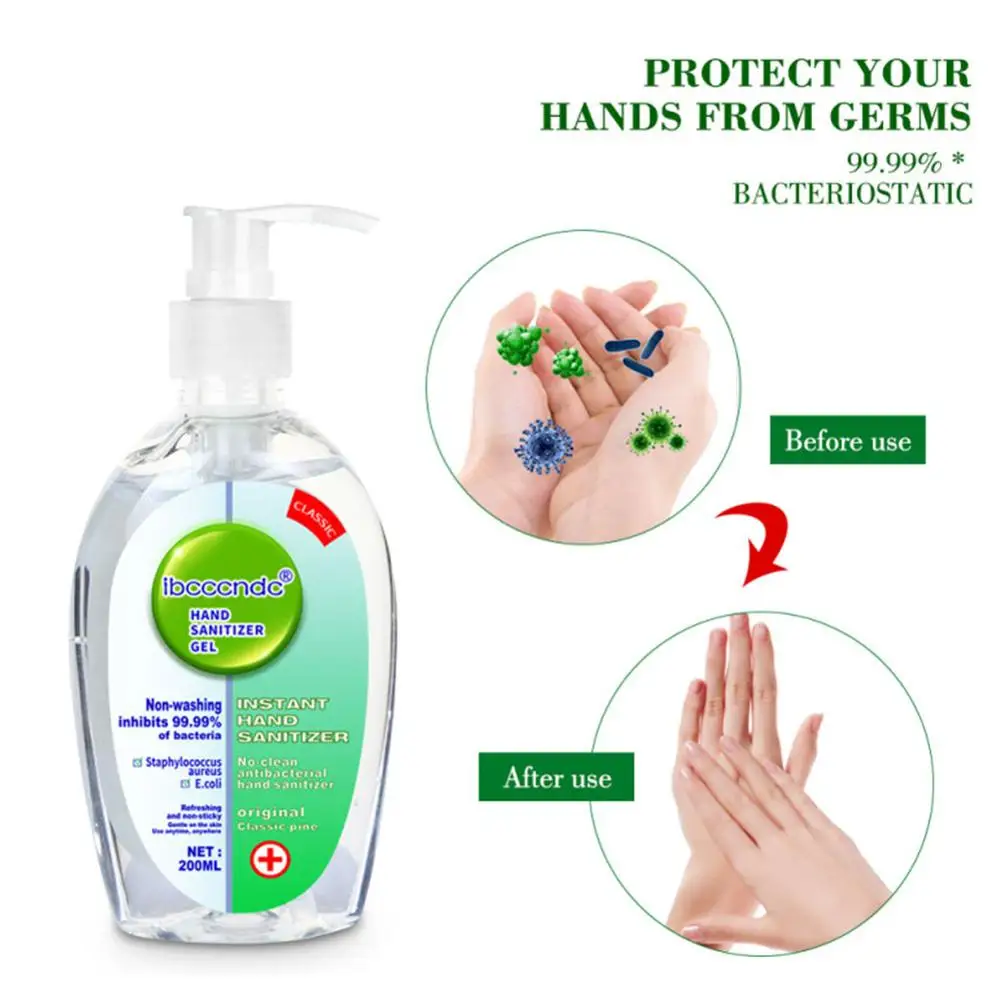 200ml Alcohol Antibacterial Hand Sanitizer Moisturizing Waterless Hand Sanitizer Gel Alcohol Hand Wash Gel Antiseptic Handgel
200ml Alcohol Antibacterial Hand Sanitizer Moisturizing Waterless Hand Sanitizer Gel Alcohol Hand Wash Gel Antiseptic Handgel