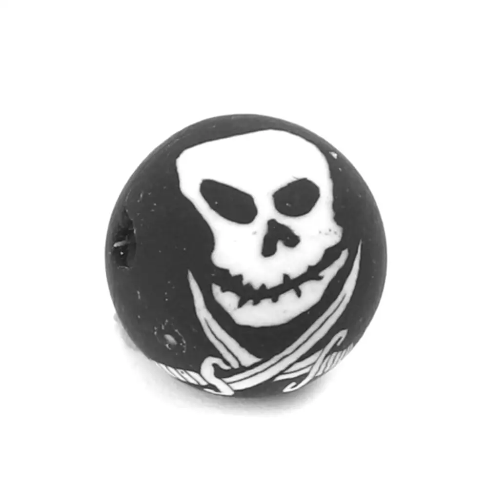 DoreenBeads Polymer Clay Halloween Pumpkin Beads Round Black & White Skeleton Skull Pattern Heart At Random 10mm Dia, 50 PCs
DoreenBeads Polymer Clay Halloween Pumpkin Beads Round Black & White Skeleton Skull Pattern Heart At Random 10mm Dia, 50 PCs