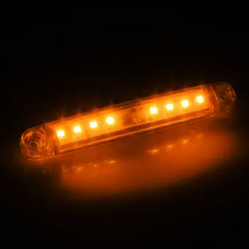 2pcs Yellow 8 LED Lorries Trailer Truck 12 V LED Lights Side Marker Light Waterproof LED Light Tail indicator Parking Lights
2pcs Yellow 8 LED Lorries Trailer Truck 12 V LED Lights Side Marker Light Waterproof LED Light Tail indicator Parking Lights