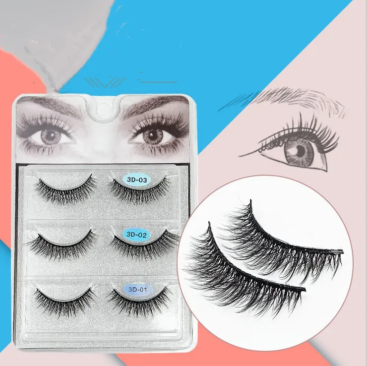 NEW 3 pairs of different styles 100% mink eyelashes 3D make-up false eyelashes full false eyelashes fluffy imitation eyelashes
NEW 3 pairs of different styles 100% mink eyelashes 3D make-up false eyelashes full false eyelashes fluffy imitation eyelashes