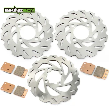 BIKINGBOY For Yamaha YFM 125 Raptor 2011 2012 2013 YFM125R Front Rear Brake Discs Rotors Disks + Pads ATV Quad Dirt Bike
BIKINGBOY For Yamaha YFM 125 Raptor 2011 2012 2013 YFM125R Front Rear Brake Discs Rotors Disks + Pads ATV Quad Dirt Bike