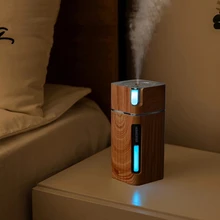 Electric Humidifier Aroma Oil Diffuser Essential Ultrasonic Wood Grain Air Humidifier USB Mini Mist Maker LED Light
Electric Humidifier Aroma Oil Diffuser Essential Ultrasonic Wood Grain Air Humidifier USB Mini Mist Maker LED Light