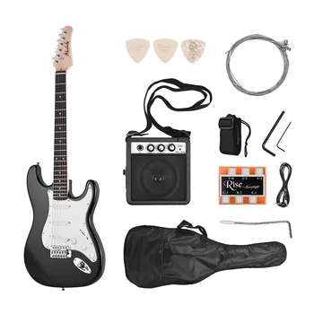 Muslady Electric Guitar Solid Wood Paulownia Body 21 Frets 6 String with Speaker Pitch Pipe Guitar Bag Strap Picks Right Hand
Muslady Electric Guitar Solid Wood Paulownia Body 21 Frets 6 String with Speaker Pitch Pipe Guitar Bag Strap Picks Right Hand