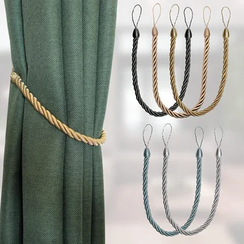 2Pcs Gold Curtain Tieback Window Drapery Tie Holdbacks Curtain Holder Cilp Buckle Rope Room Accessories Home Decorative
2Pcs Gold Curtain Tieback Window Drapery Tie Holdbacks Curtain Holder Cilp Buckle Rope Room Accessories Home Decorative