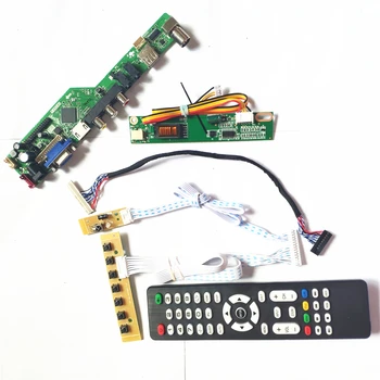For B141PW03 V0 V1 VGA HDMI AV USB RF Remote+Inverter+keyboard 1CCFL 30Pin LVDS LCD display panel T.V56 controller board DIY kit
For B141PW03 V0 V1 VGA HDMI AV USB RF Remote+Inverter+keyboard 1CCFL 30Pin LVDS LCD display panel T.V56 controller board DIY kit