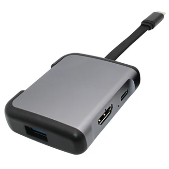 4-In-1 Multi-Function Type C Docking Station Usb Hub3.0 HDMI HD 4K30Hz PD Power Supply Type C to HD HDMI
4-In-1 Multi-Function Type C Docking Station Usb Hub3.0 HDMI HD 4K30Hz PD Power Supply Type C to HD HDMI