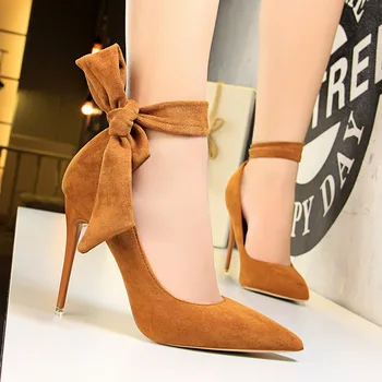 BIGTREE Shoes Women high heels 2020 Summer Butterfly-knot ankle strap pumps Female Sandals Wedding ladies shoe zapatos de mujer
BIGTREE Shoes Women high heels 2020 Summer Butterfly-knot ankle strap pumps Female Sandals Wedding ladies shoe zapatos de mujer