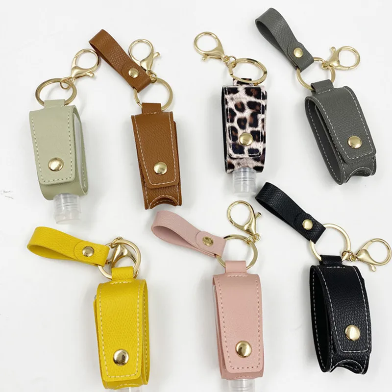 30ml Portable Keychain Hand Sanitizer Holder Travel Bottle Refillable Bottle Soap Liquid Containers With Keyring Leather Case
30ml Portable Keychain Hand Sanitizer Holder Travel Bottle Refillable Bottle Soap Liquid Containers With Keyring Leather Case